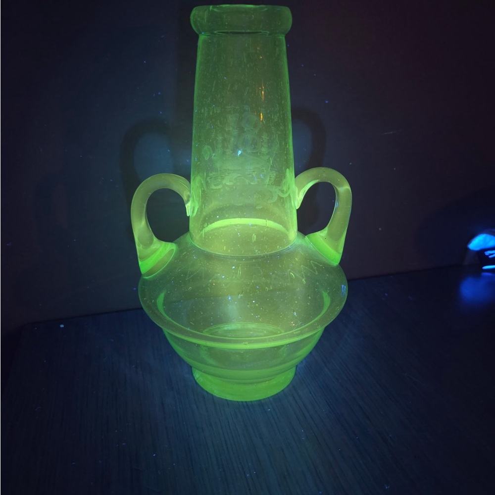 RARE Uranium Glass Jug